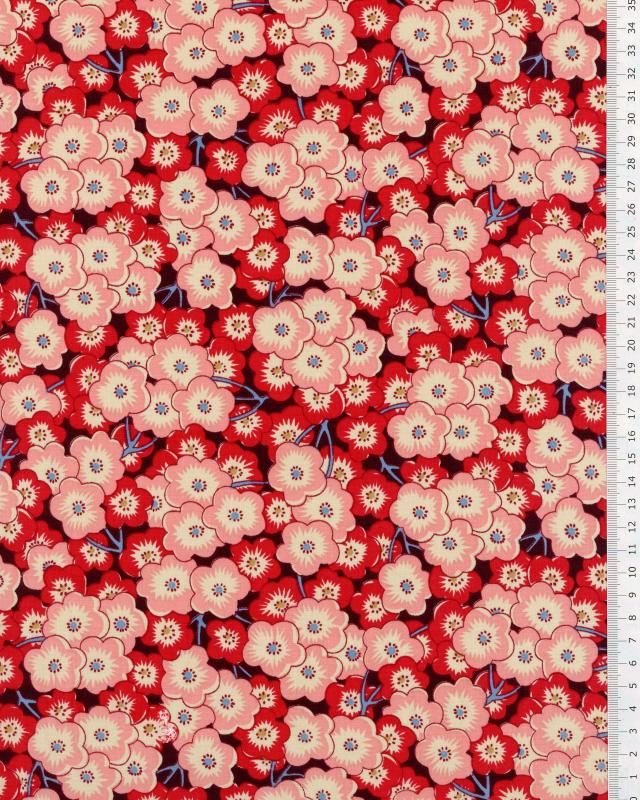 Romy cotton poplin Pink - Tissushop